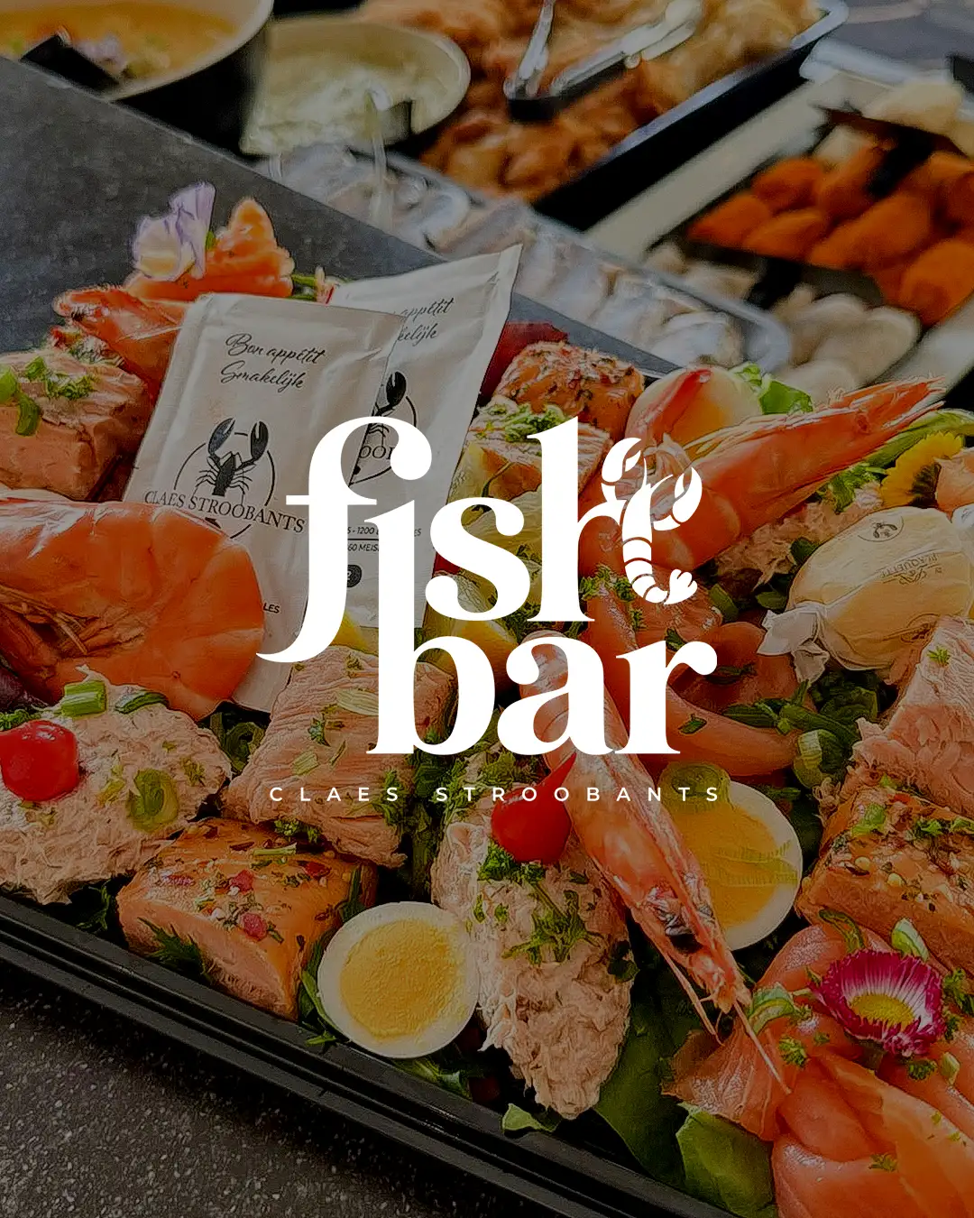 Fish counter at Fish Bar by Claes Stroobants