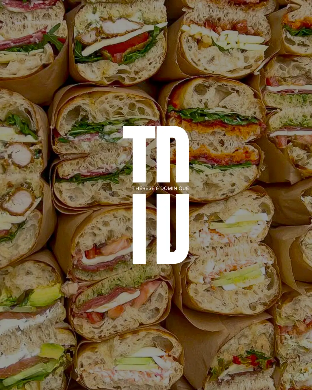 Sandwiches & Salads from Thérèse et Dominique at Marché Saint-Géry